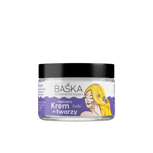 BAŚKA Veido kremas reguliuojantis - našlaitės 50 ml