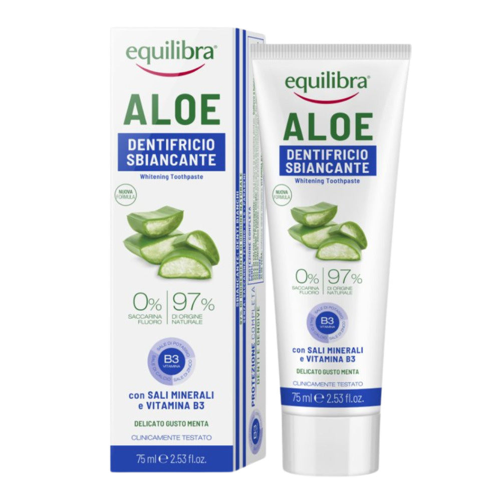 EQUILIBRA Aloe Balinamoji dantų pasta 75 ml