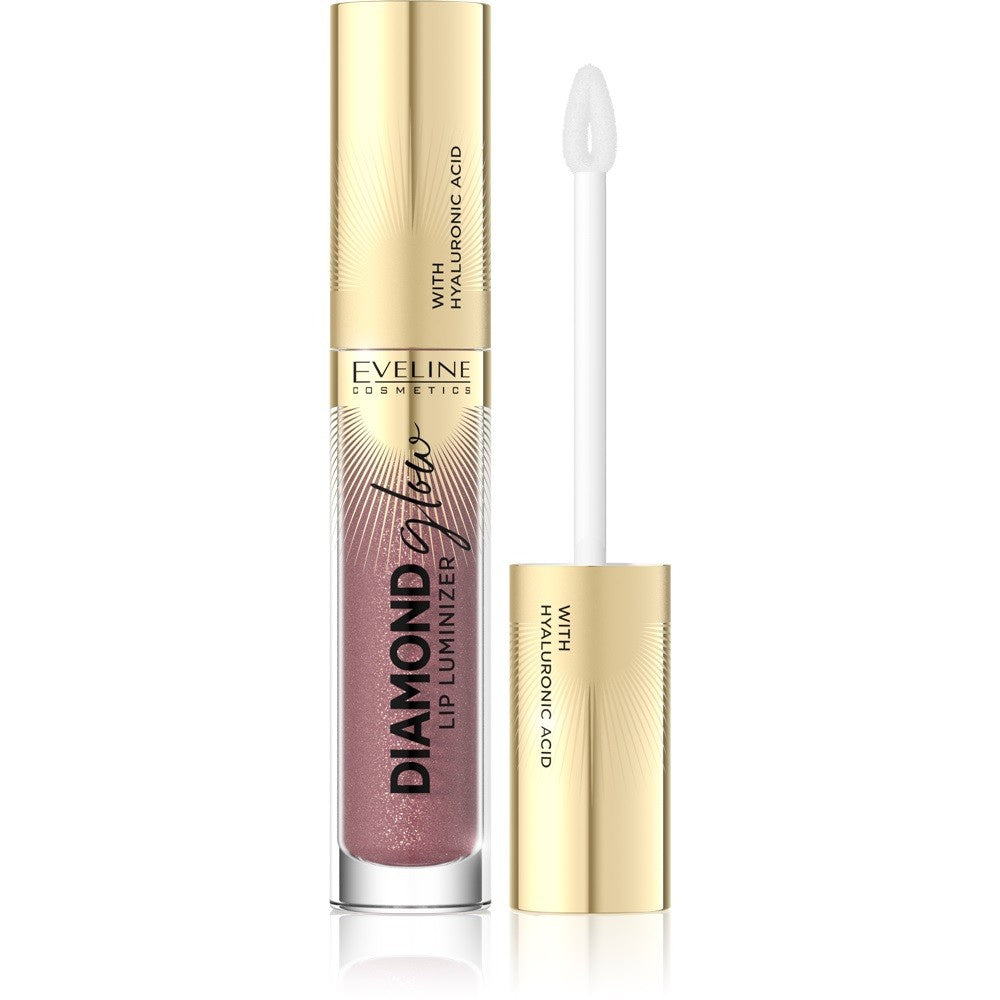 EVELINE Diamond Glow Lip Luminizer Blizgis lūpoms su hialurono rūgštimi nr. 11 4,5 ml