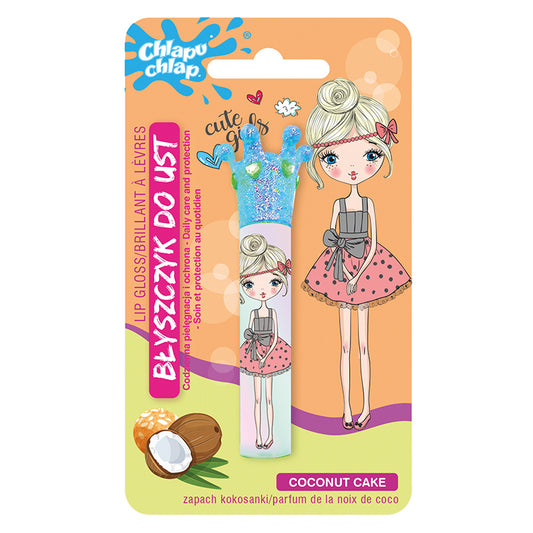 CHLAPU CHLAP Lūpų blizgis su karūna Kokosanka 1,8 ml