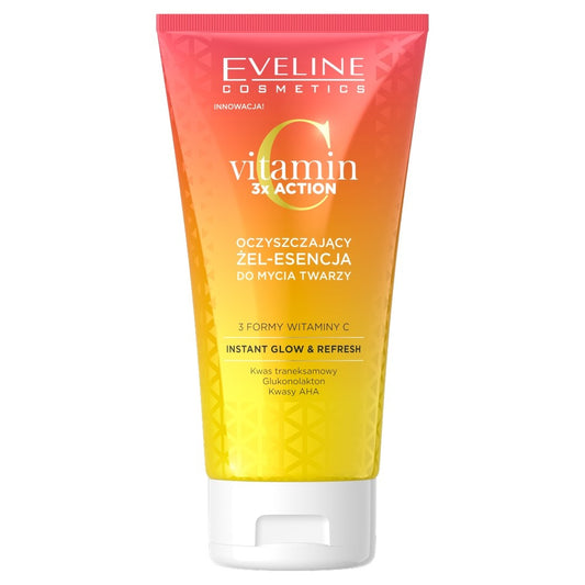 EVELINE Vitamin C 3x Action Valantis valymo gelis-esencija veidui 150ml