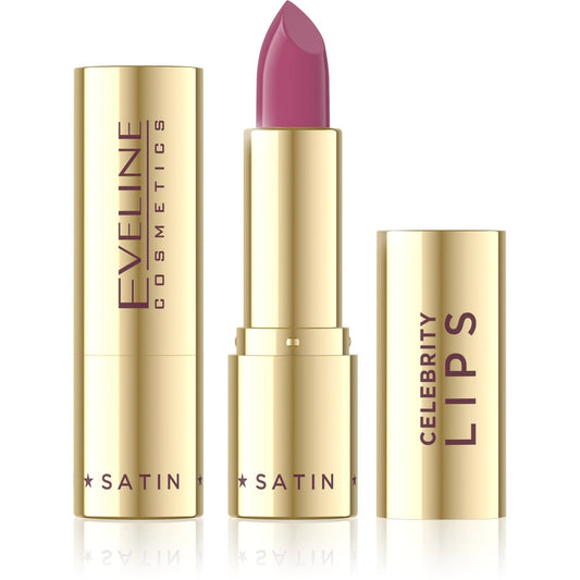 EVELINE Celebrity Lips Kreminė lūpų dažai su satino apdaila nr 429