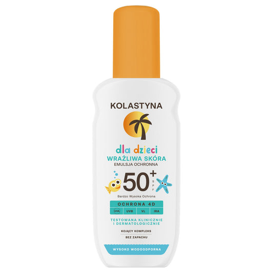 KOLASTYNA Apsauginė emulsija vaikams - Jautriai odai SPF50+ 150ml