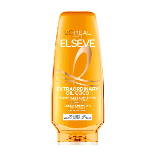 LOREAL ELSEVE Magiška Galia Aliejų Lengva plaukų kondicionierius normaliai arba sausai plaukams Kokos 200 ml