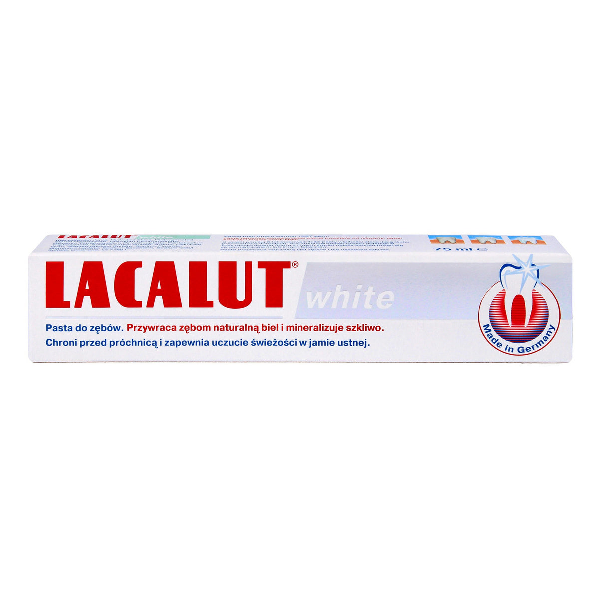 Lacalut White balinamoji dantų pasta 75ml