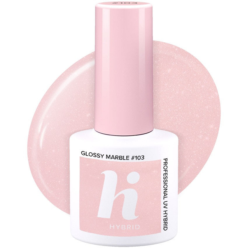 HI HYBRID Hibridinis lakas Party #103 Glossy Marble 5 ml