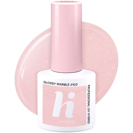HI HYBRID Hibridinis lakas Party #103 Glossy Marble 5 ml