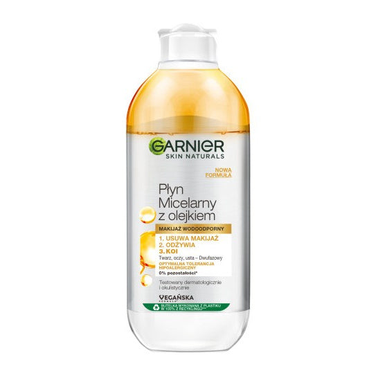 GARNIER Essentials Dvifazis micelinis skystis su argano aliejumi 400ml