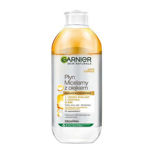 GARNIER Essentials Dvifazis micelinis skystis su argano aliejumi 400ml