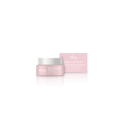 WHEN Rožių ir kokosų švelnus šveitiklis 50 ml