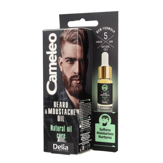DELIA COSMETICS CAMELEO MEN Aliejus barzdai ir ūsams 10ml