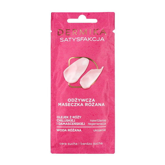 Dermika Grožio kaukė Maitinanti rožinė kaukė 10ml