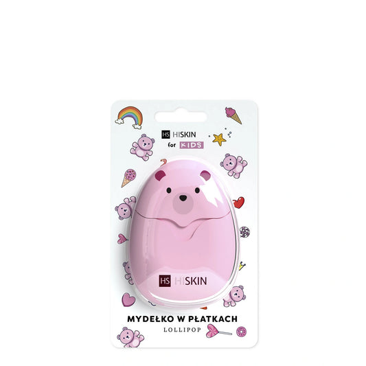 HISKIN vaikams muilo dribsniai Lollipop 1op.-50vnt