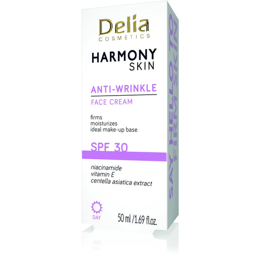 DELIA Harmony Skin Kremas nuo raukšlių su SPF 30 50 ml
