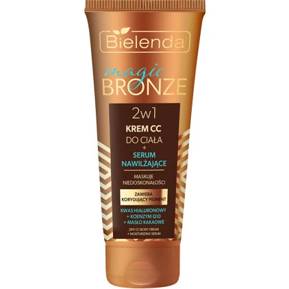 BIELENDA Magic Bronze Krem CC + Serum drėkinantis 2in1 kūnui 150 ml