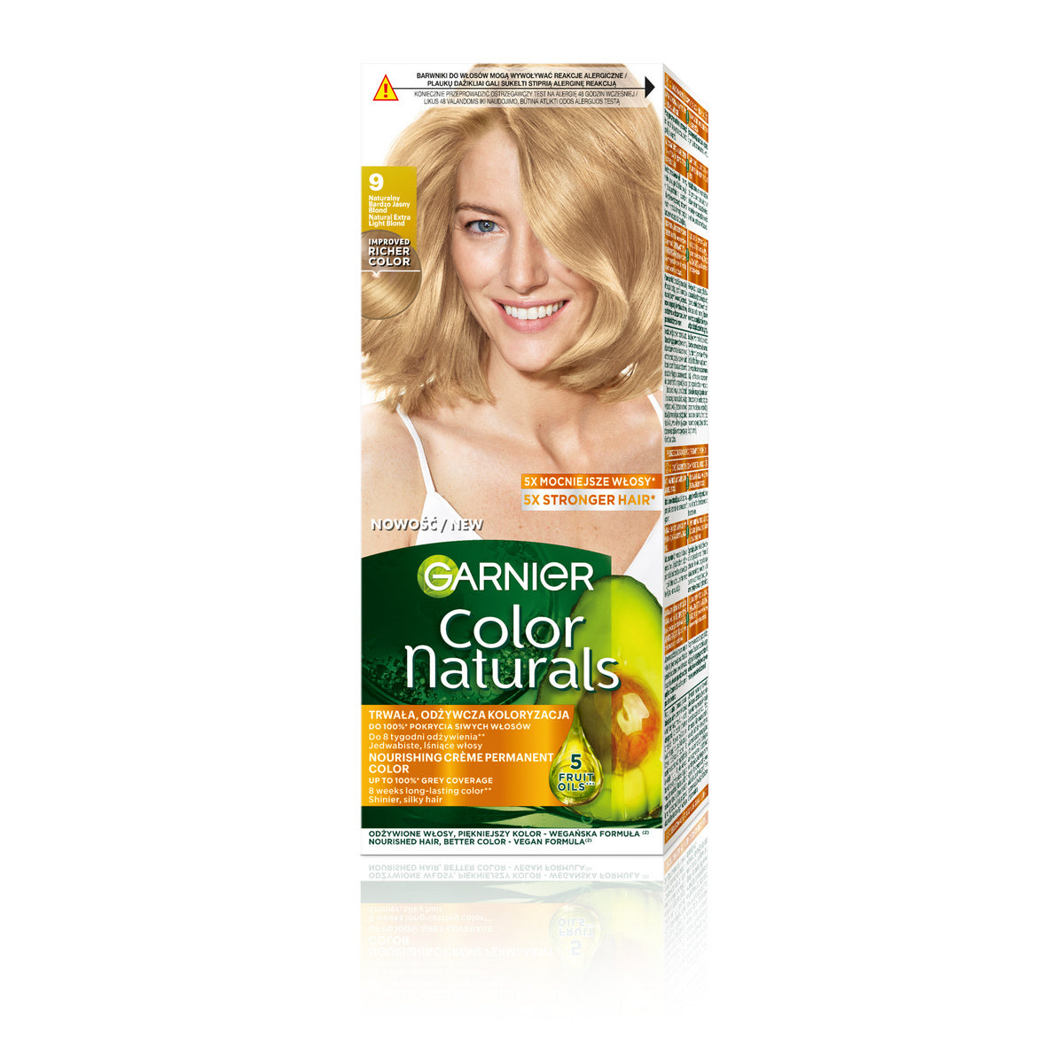 GARNIER Color Naturals Spalva nr 9 - Natūralus Labai Šviesus Blondinas