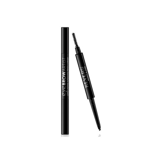 REVERS Automatinis antakių pieštukas Eye Brow Artist su šepetėliu – juodas 1 vnt.
