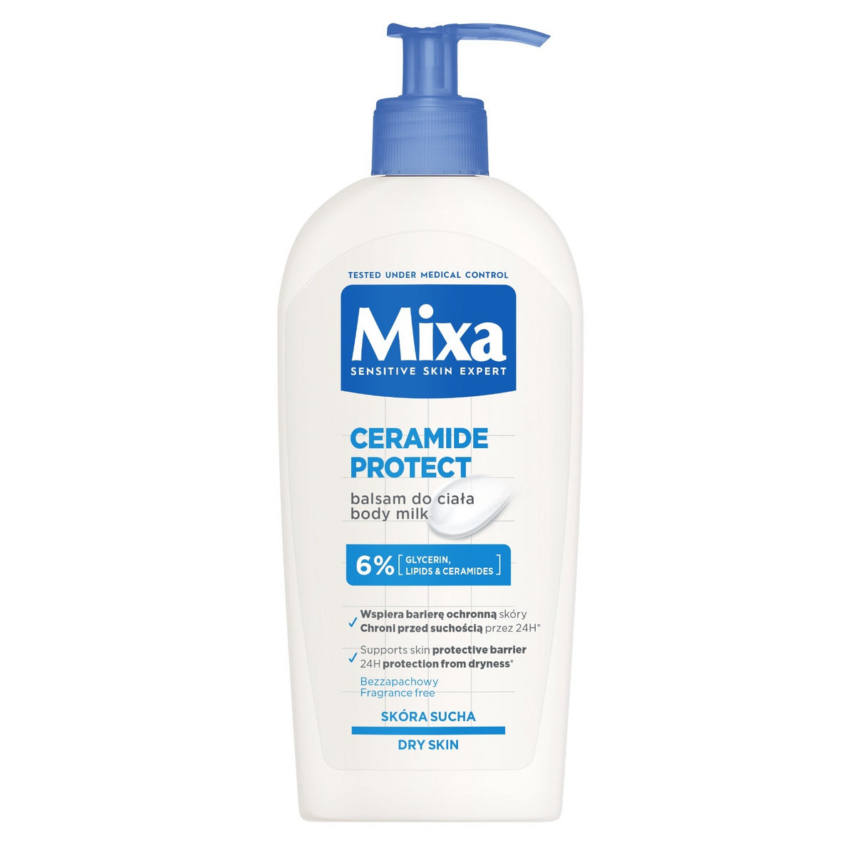MIXA Ceramide Protect Kūno drėkinamasis balzamas 400 ml
