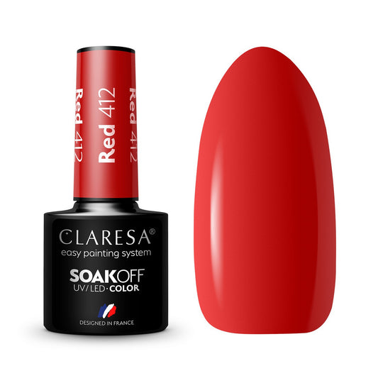 CLARESA Hibridinis lakas Raudonas nr 412 5g