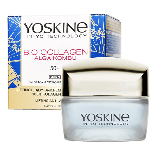 YOSKINE Bio Kolagenas 50+ Bio-Kremas nuo raukšlių dienai liftinguojantis 50 ml