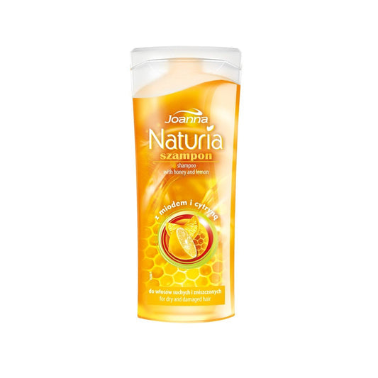 JOANNA Naturia Šampūnas sausiems ir pažeistiems plaukams - Medus ir Citrina 100 ml