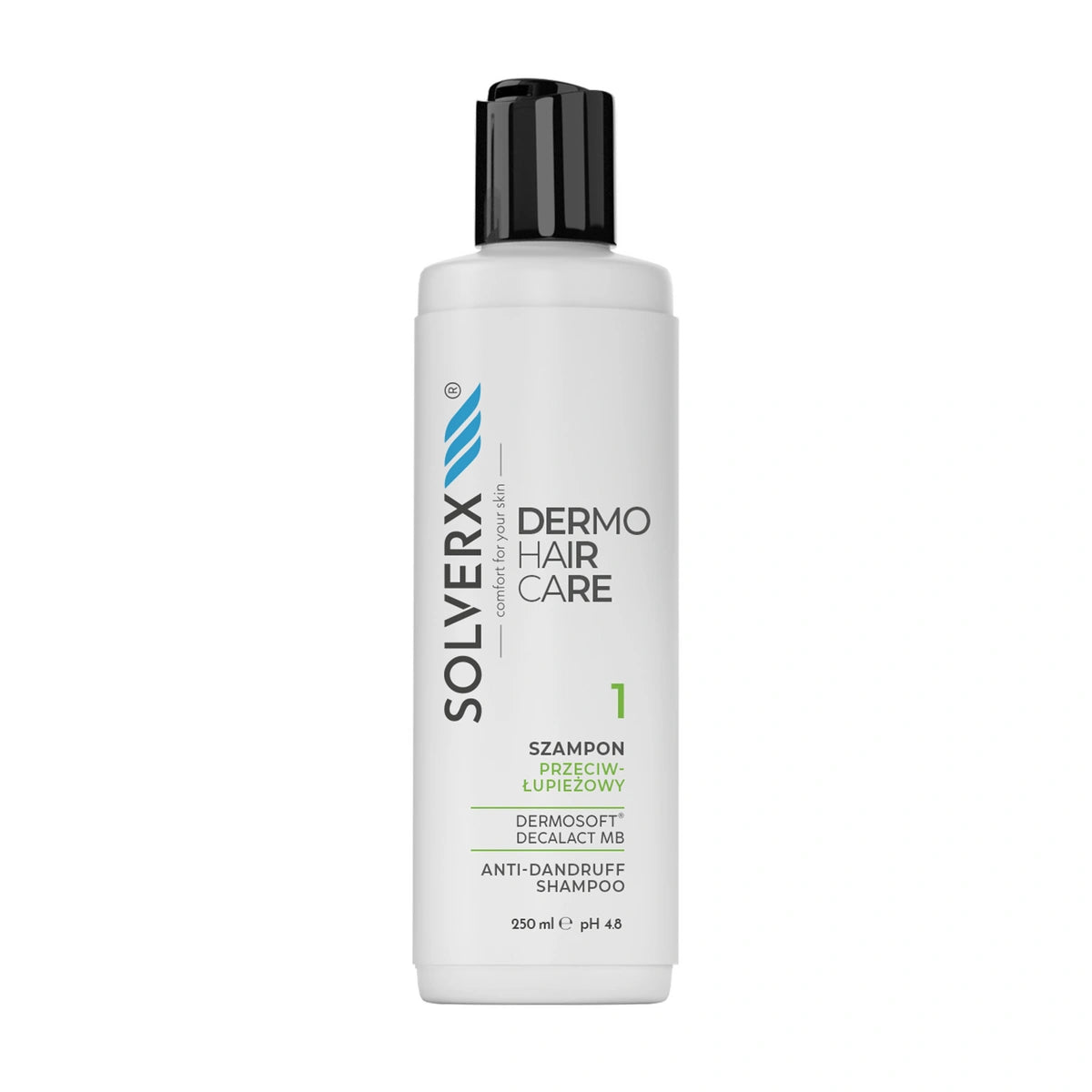 SOLVERX Dermo Hair Šampūnas prieš pleiskanas 250 ml