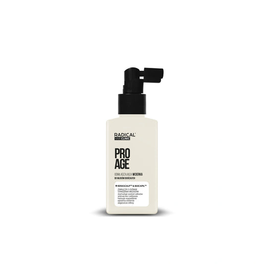 RADICAL HAIR CLINIC Pro Age Atjaunojanti priemonė brandžiams plaukams Kerascalptm & Baicapiltm 100 ml