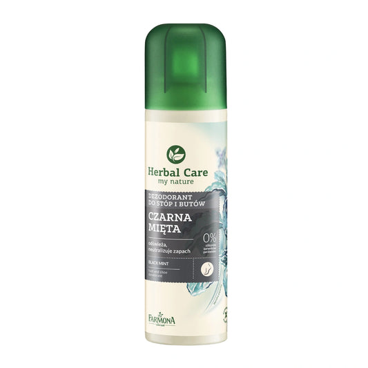 HERBAL CARE Dezodorantas pėdoms ir batams Juoda mėta 150 ml