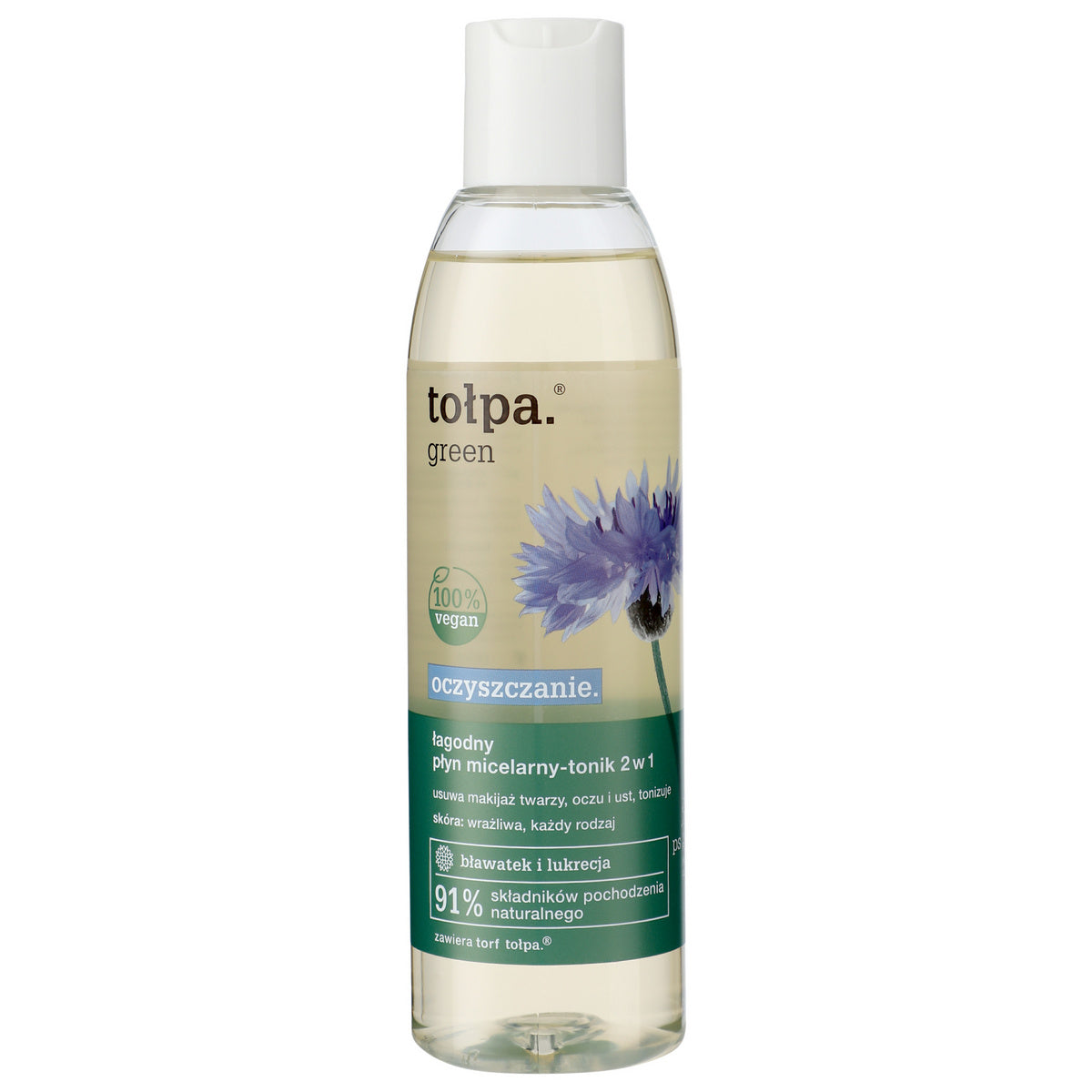 TOŁPA Green Očyscinimo Micelinis tonikas 2w1 švelnus 200 ml