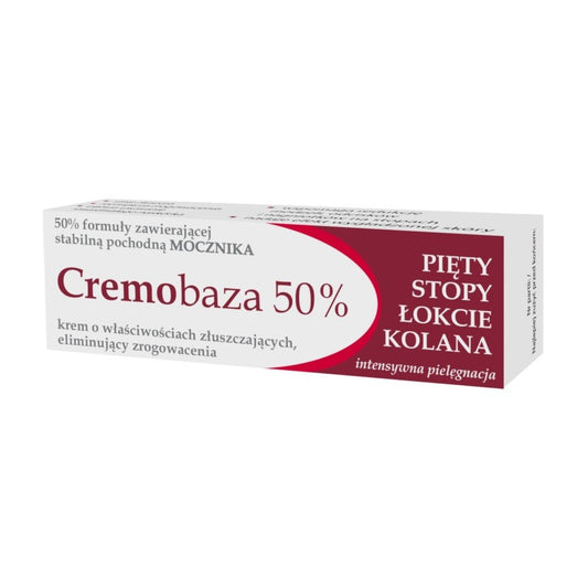 CREMOBAZA 50% Kremas su karbamidu šveitimo pėdoms, alkūnėms ir keliams - sukietėjusi oda 30g