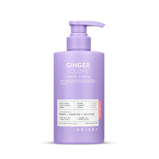 ORJENA Stangrinantis šampūnas plaukams, didinantis apimtį Ginger Volume 500 ml