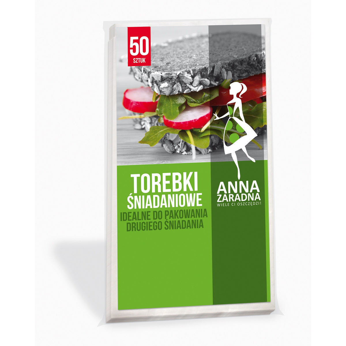 ANNA ZARADNA Pusryčių maišeliai 1op.-50vnt