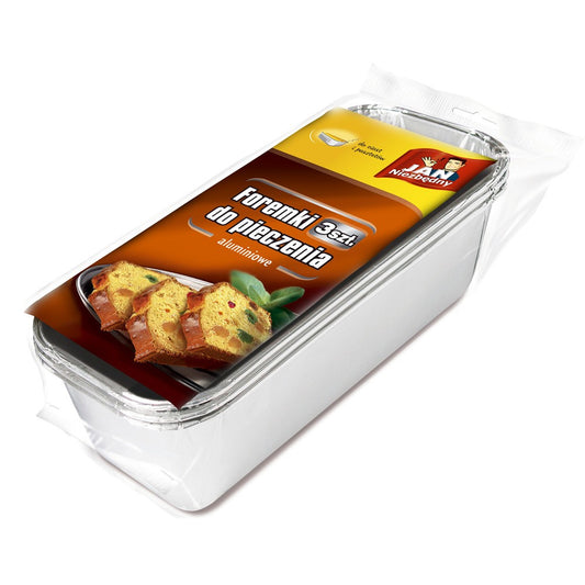 Sarantis Jan Niezbędny Aluminio formelės pyragams ir paštetams 3 vnt.