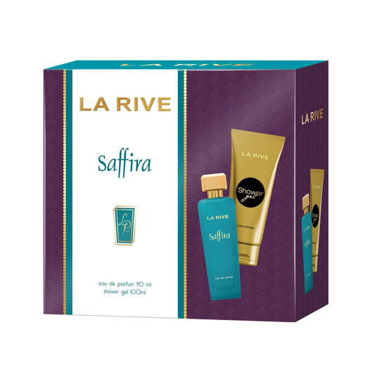 LA RIVE Rinkinys moterims Saffira Kvepalai 90 ml + Dušo gelis 100 ml