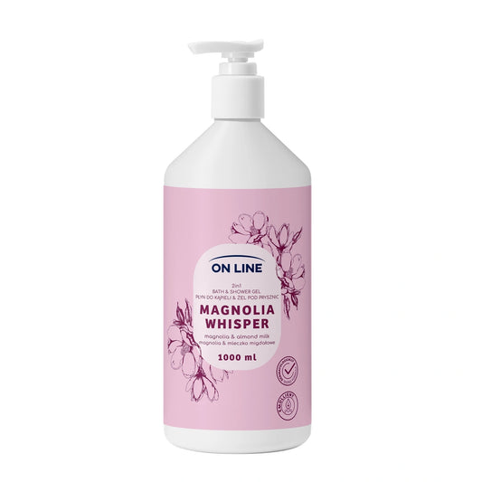 ON LINE Vonios putos ir dušo gelis 2w1 Magnolia Whisper 1000 ml