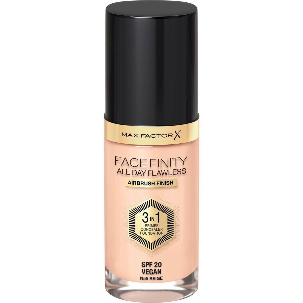 MAX FACTOR Pagrindas FACEFINITY All Day Flawless 3in1 nr N55 Beige 30ml
