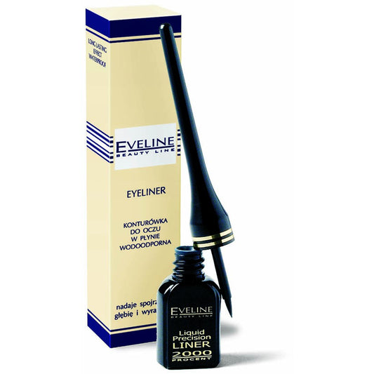 EVELINE Eyeliner juodas liquid precision 2000%