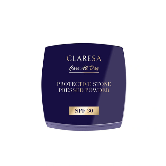 CLARESA Apsauginis akmens presuotas pudras su SPF 30 Universal 10 g