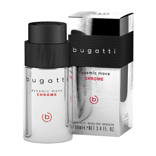 BUGATTI Dynamic Move Chrome Tualetinis vanduo vyrams 100 ml