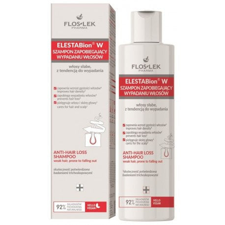 FLOSLEK ELESTABion Šampūnas, užkertantis kelią plaukų slinkimui 200 ml