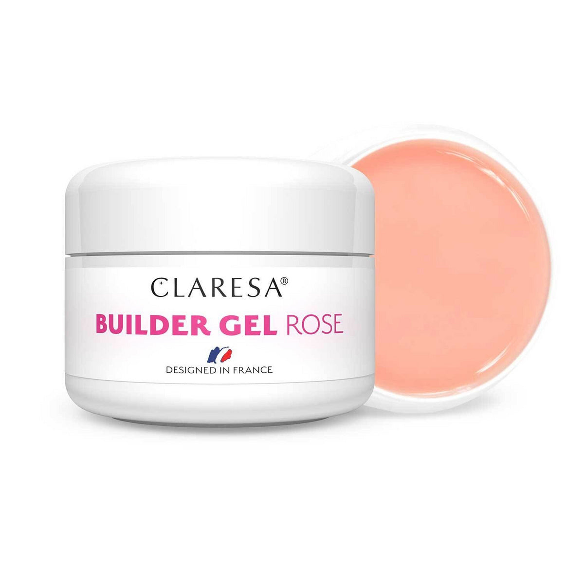 CLARESA Statybinis gelis nagams Builder - Rose 25g