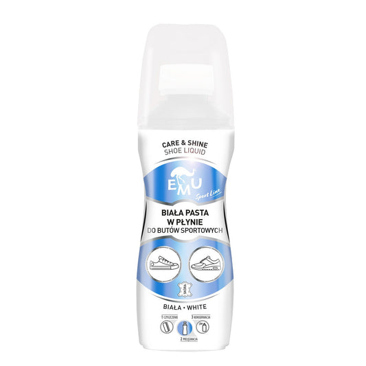 EMU Sport Line Balta skysta pasta sportiniams batams 75ml