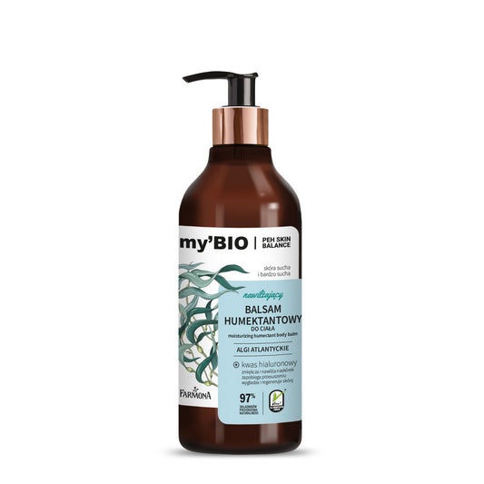 FARMONA my'Bio Drėkinamasis humektantinis kūno balzamas Atlanto algos 400 ml