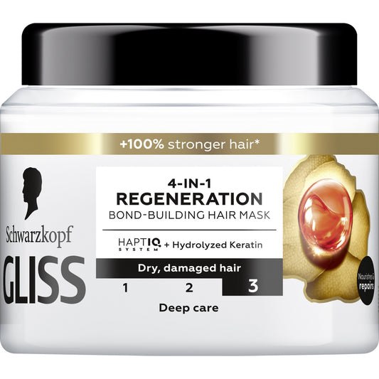 SCHWARZKOPF Gliss TRT Total Repair Regeneruojanti plaukų kaukė 4in1 400 ml
