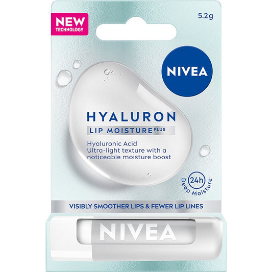 NIVEA Hyaluron lūpų drėkinimo balzamas - Transparent 5.2 g