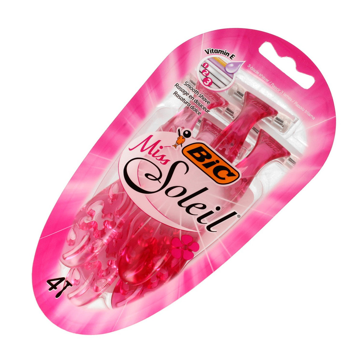BIC Miss Soleil Blister 4 skutimosi peiliukas
