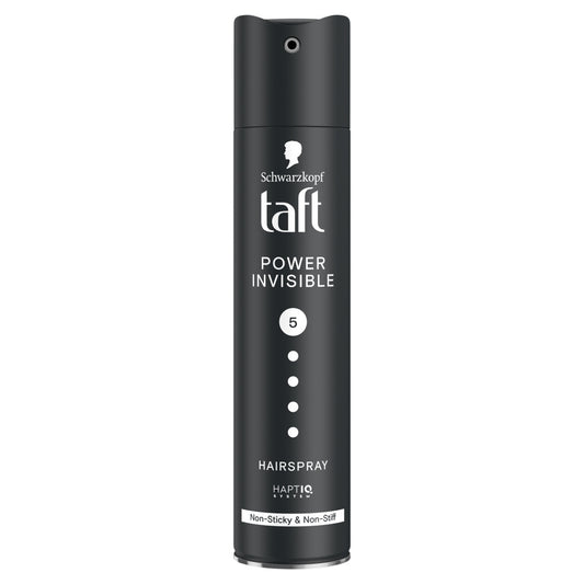 TAFT Power Invisible Plaukų lakas fiksuojantis 5 Ultramoklus 250 ml