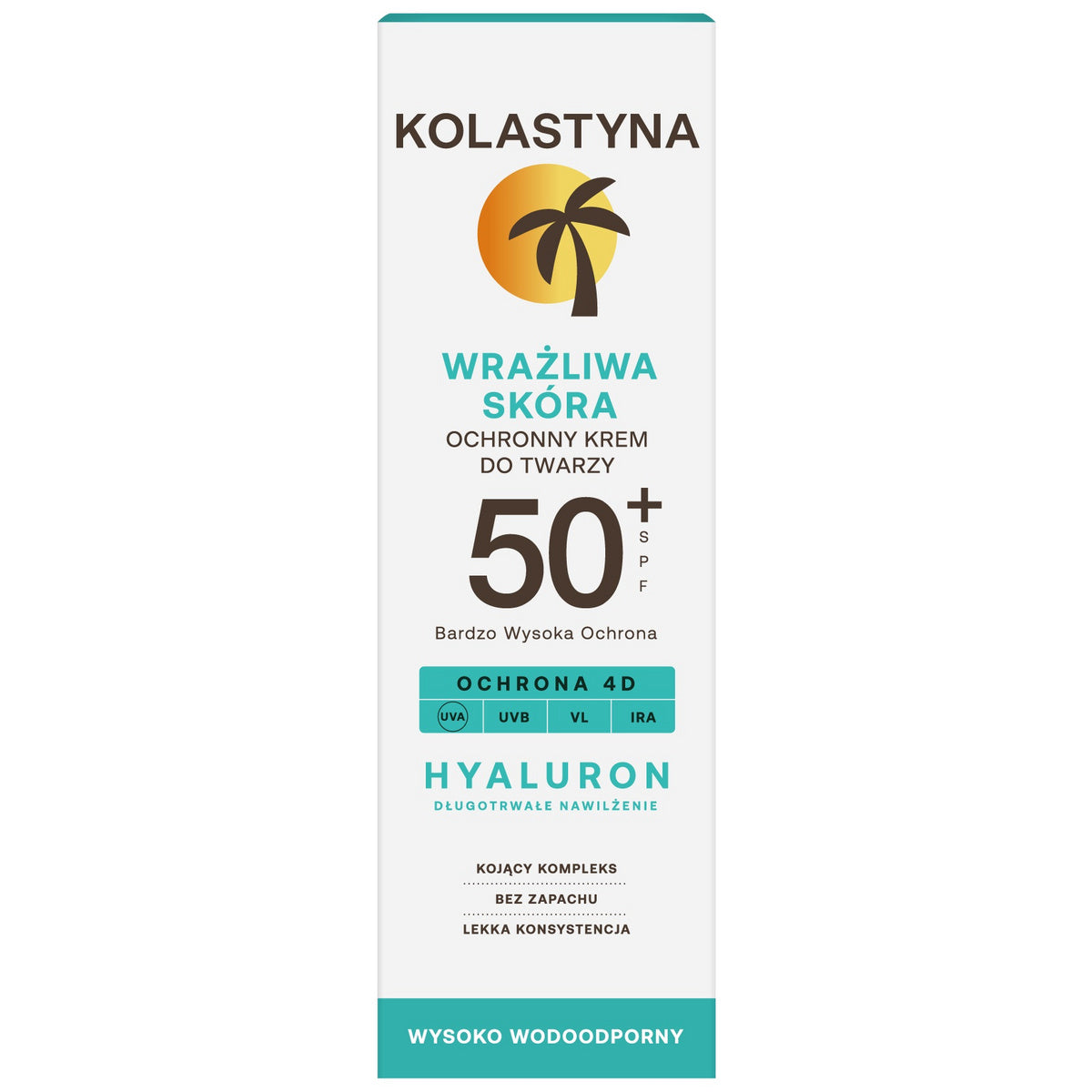 KOLASTYNA Apsauginis kremas veidui - Jautriai odai SPF50+ 50ml