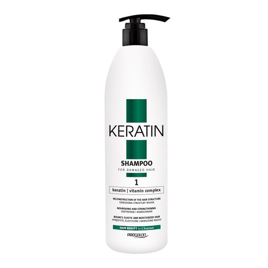 CHANTAL ProSalon Keratin Atkuriantis šampūnas pažeistiems plaukams 1000g