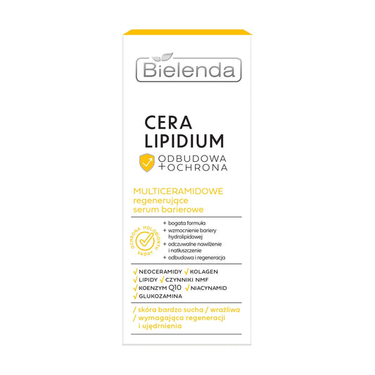 BIELENDA Cera Lipidium Atkūrimas + Apsauga Multiceramidinis regeneruojantis barjerinis serumas 30 ml
